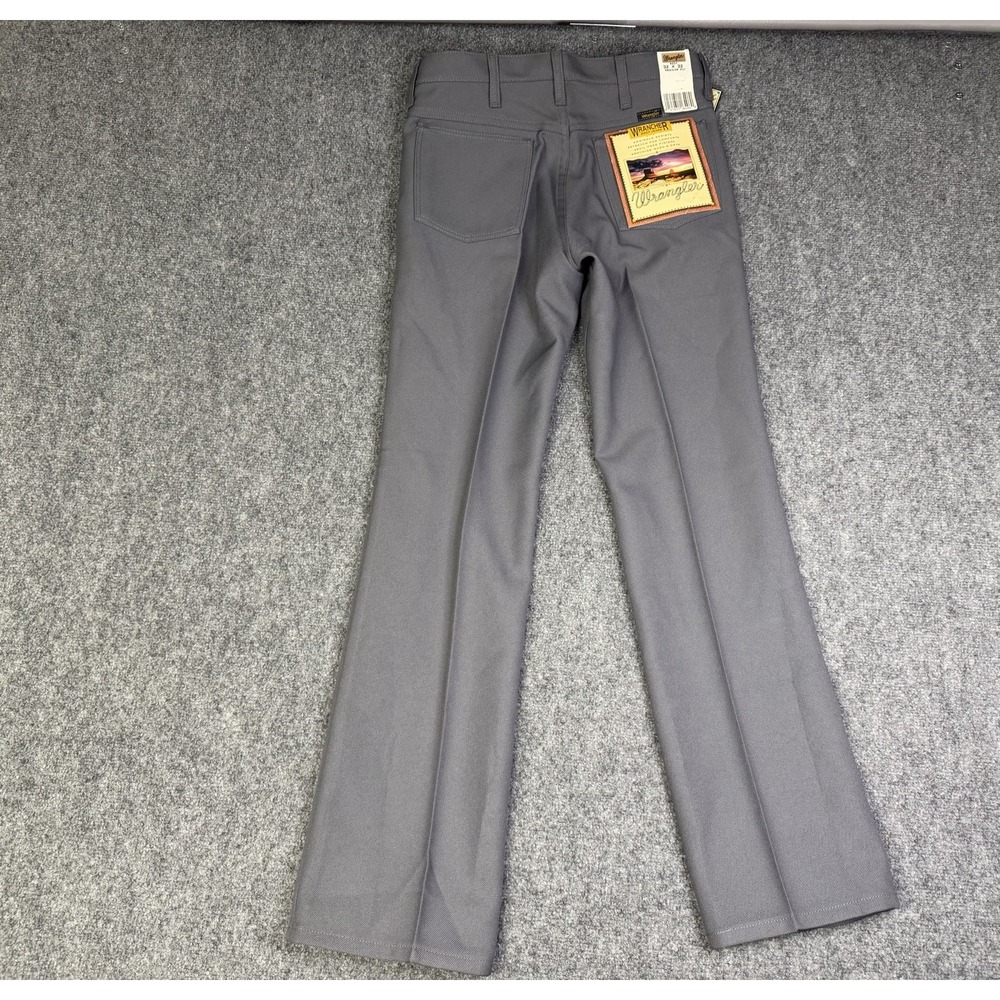 Men's Vintage Wrangler Wrancher 82GY Boot Jeans New With Tags Size 32x32 Gray